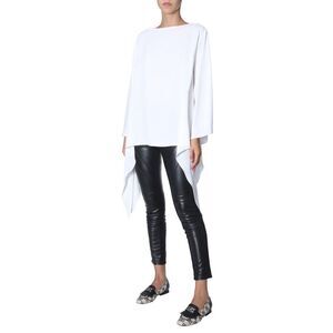 ALBERTA FERRETI Alberta Ferretti Asymmetrical Tunic Top Women WHITE Shirts